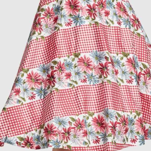 RARE L XL SHELLIE Vintage Repro PICNIC Dress by Retrospec’d Gingham AU16 US 12 - Picture 4 of 8